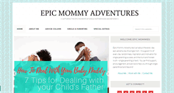 Desktop Screenshot of epicmommyadventures.com